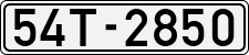 License plate of Vietnam, Cars