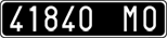 License plate of Italy, Cars (1927 year series)