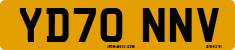 License plate of the United Kingdom, 2001 year system