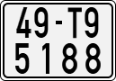 License plate of Vietnam, Motorcycles