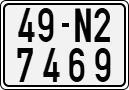 License plate of Vietnam, Motorcycles