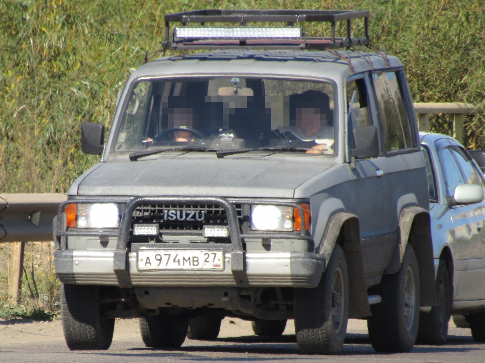 а 974 мв 27, Isuzu Bighorn 1st gen 3-door SUV, facelift, 1987–1991