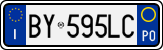 License plate of Italy, Cars (1994 year series)