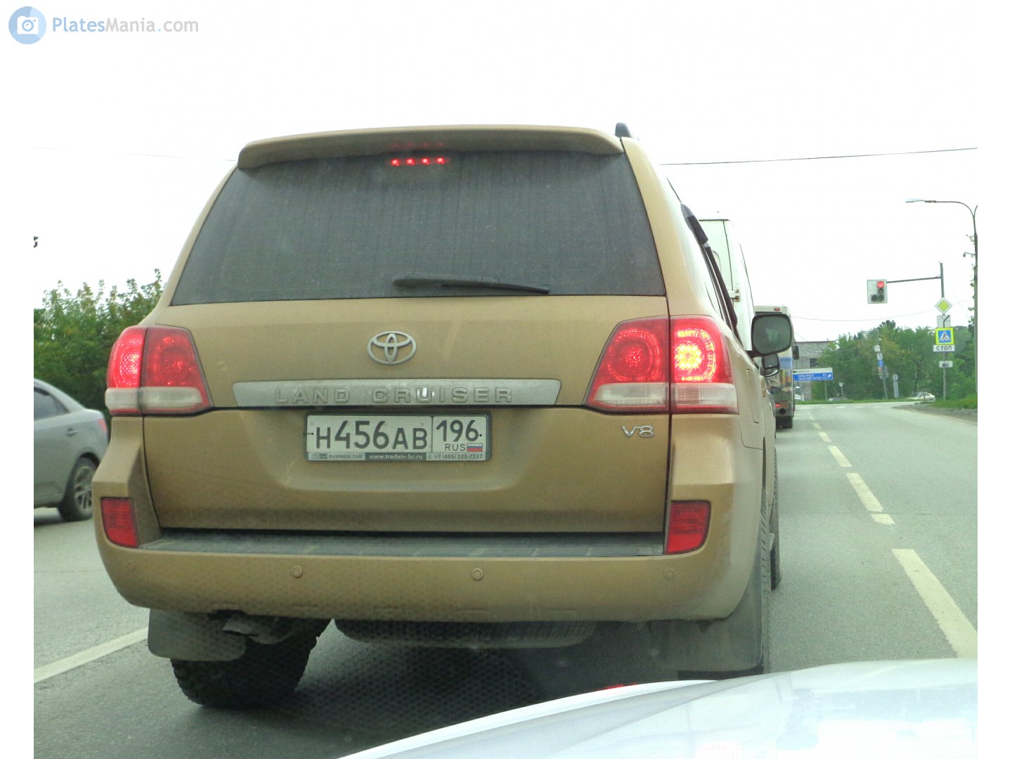 н 456 ав 196, Toyota Land Cruiser 200 (J200), 2007–2011
