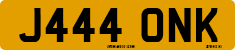 License plate of the United Kingdom, 1983 year system