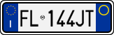 License plate of Italy, Cars (1994 year series)