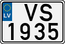 License plate of Latvia, Regular car plates