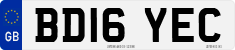 License plate of the United Kingdom, 2001 year system