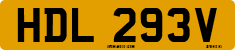 License plate of the United Kingdom, 1963 year system