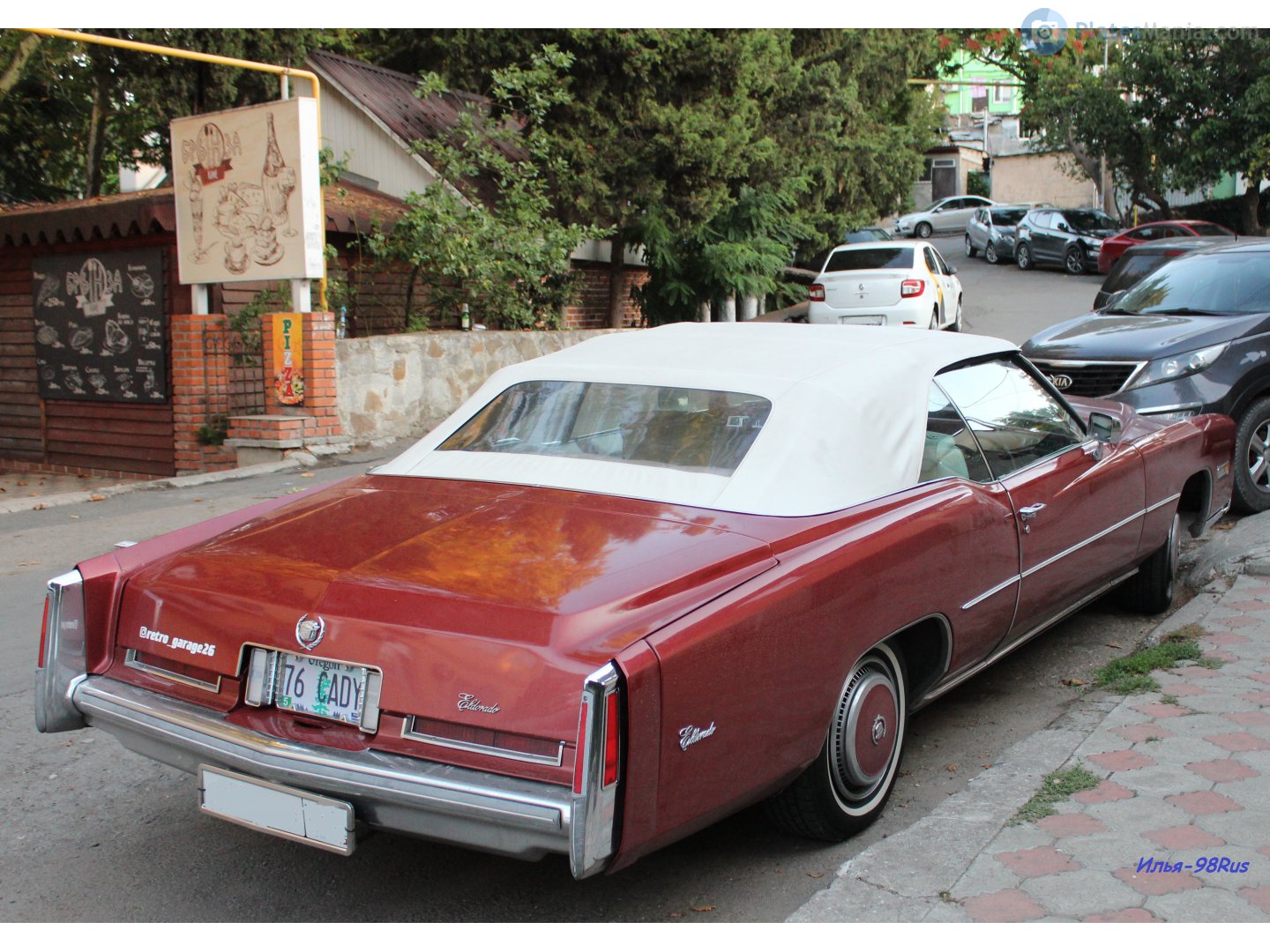 76 CADY, License plate without vehicle 