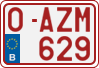 License plate of Belgium, Regular plates (2010)