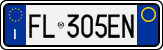 License plate of Italy, Cars (1994 year series)
