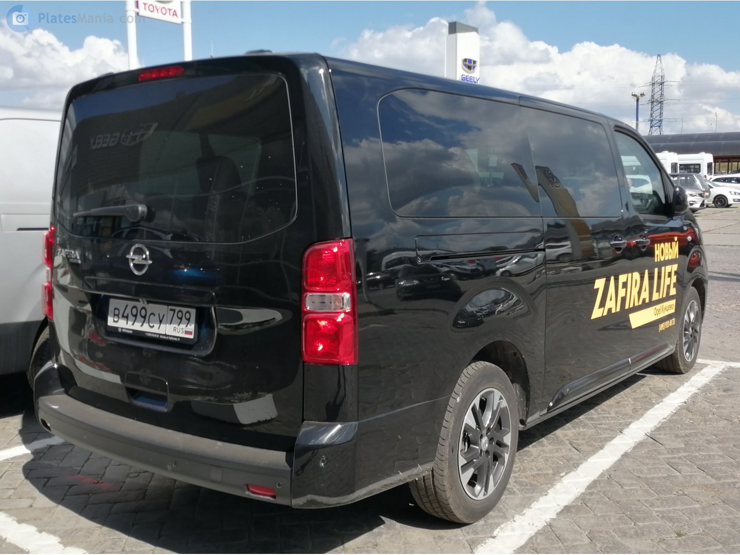 в 499 су 799, Opel Zafira Life 1st gen (K0), 2019–2024