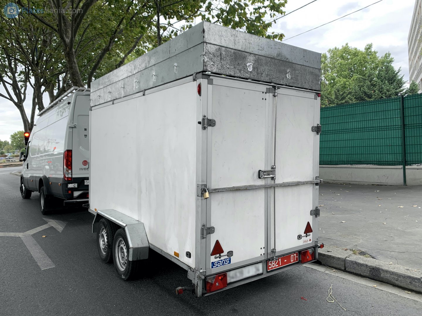 5821-07, Saris Box Trailer 