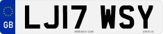 License plate of the United Kingdom, 2001 year system