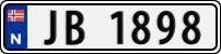 License plate of Norway, Trailers, motorcycles, special vehicles