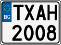 License plate of Bulgaria, Cars