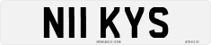 License plate of the United Kingdom, 1983 year system