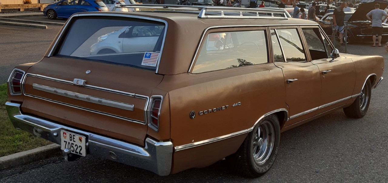 BE 70522, Dodge Coronet 5th gen 1968 5-door Station Wagon (45/46; B-body), 3rd facelift, 1967–1968