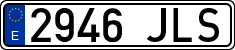 License plates of Spain, Ordinary (2000)