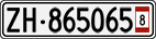 License plate of Switzerland, Provisional