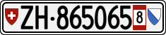 License plate of Switzerland, Provisional