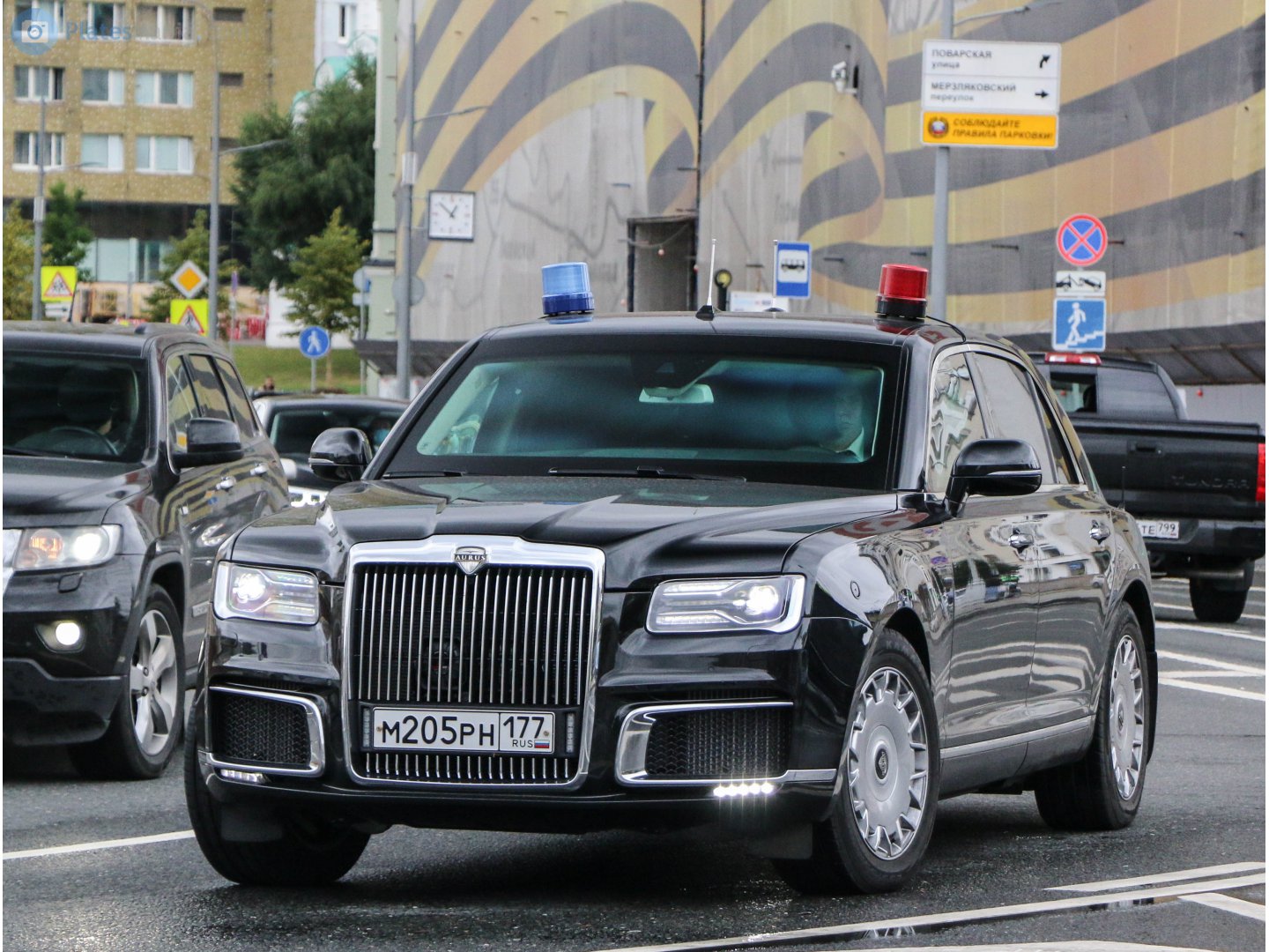 м 205 рн 177, Aurus Senat S600 Sedan, 2018–2024