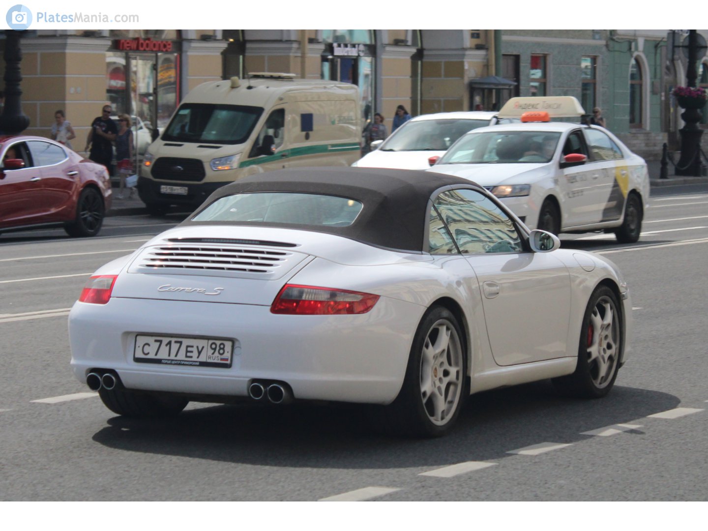 с 717 еу 98, Porsche 911 6th gen Cabrio (997.1), 2005–2009