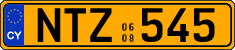License plate of Cyprus, Commercial vehicles