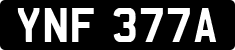 License plate of the United Kingdom, 1963 year system