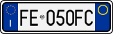 License plate of Italy, Cars (1994 year series)