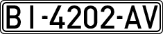 License plates of Spain, 1971 year series