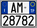 License plate of Italy, Motorcycles (1994 year series)