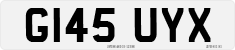 License plate of the United Kingdom, 1983 year system