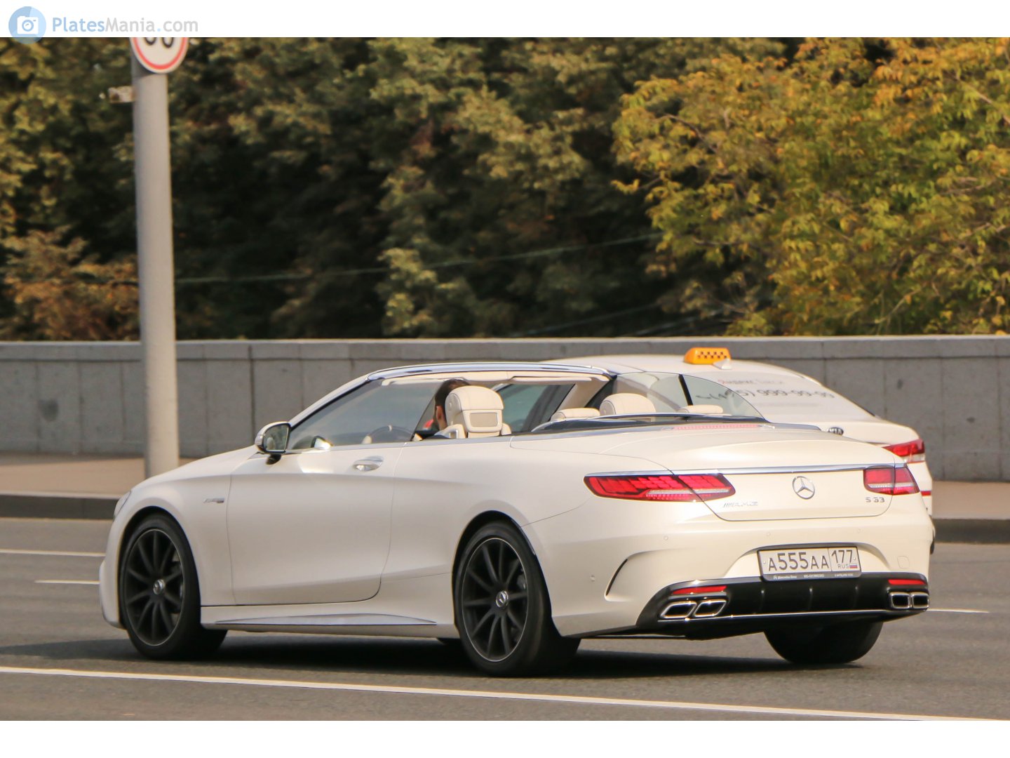 а 555 аа 177, Mercedes-Benz S-Klasse 8th gen Cabriolet (A217), 2015–2020