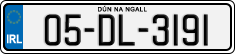 License plate of Ireland, Regular plates