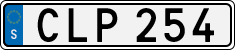 License plate of Sweden, Regular plates