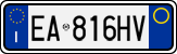License plate of Italy, Cars (1994 year series)