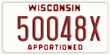 Wisconsin, Apportioned (12345A)