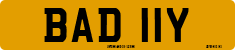 License plate of the United Kingdom, 1963 year system