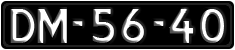 License plate of Portugal, Regular plates