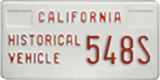 California, Historical (H/V XXXX)