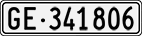 License plate of Switzerland, Cars
