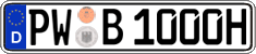 German license plate, Plates for oldtimers (type 