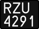 License plates of Poland, 1976 year system
