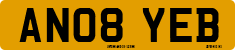 License plate of the United Kingdom, 2001 year system