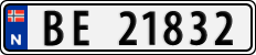 License plate of Norway, Cars