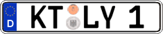 German license plate, Regular plates