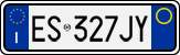 License plate of Italy, Cars (1994 year series)