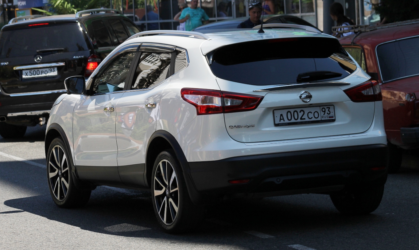 а 002 со 93, Nissan Qashqai 